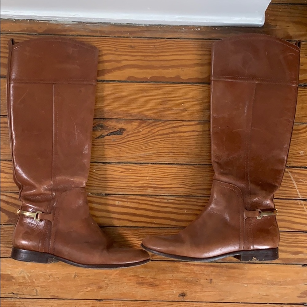Tory Burch Brown Riding Boots - size 7.5 - used
